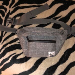 Gray Herschel fanny pack used only a couple of times